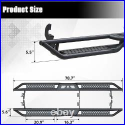 Drop Running Boards for 2015-2024 Chevy Colorado/GMC Canyon Crew Cab Side Steps