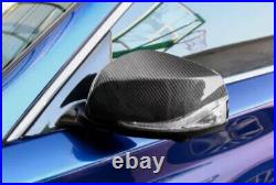 Dry Carbon Fiber Rear View Side Door Mirror Cover For Infiniti QX50 2019-2023