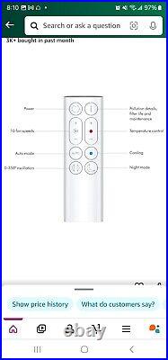 Dyson Purifier Hot + Cold Gen 1 HP 10 White