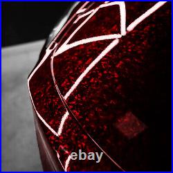 ESSMO PET Marble Forged Gloss Carbon Fiber Red Car Vehicle Vinyl Wrap Decal