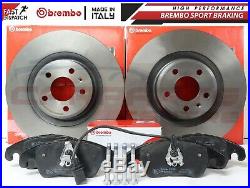 FOR AUDI A4 A5 S4 S5 Q5 08-11 FRONT GENUINE BREMBO COATED BRAKE DISCS PADS 345mm