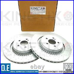 FOR MERCEDES S65 AMG REAR DIMPLED HIGH CARBON BRAKE DISCS PAIR 365mm BRAND NEW