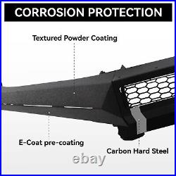 Fit 2014 2020 Toyota Tundra Front Carbon Steel Bumper With LED Corner Light