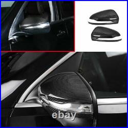 Fit For Benz GLE GLS 2020-2022 Dry Carbon Fiber Rear View Side Door Mirror Cover