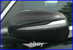 Fit For Benz GLE GLS 2020-2022 Dry Carbon Fiber Rear View Side Door Mirror Cover