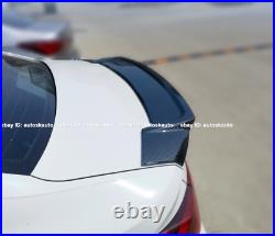 Fit For Hyundai Elantra 2016-2020 ABS Carbon Fiber Rear Trunk Spoiler Wing Flap