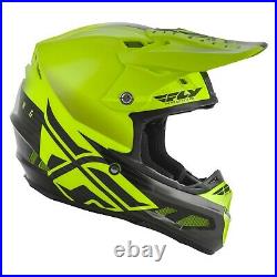 Fly Racing F2 Carbon Mips Shield Helmet 73-42462X Hi-Vis/Black Brand New! Mx sx