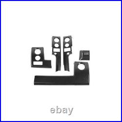 For 09-14 Ford F150 Center Console Dashboard Panel Cover Trim Black Carbon Fiber