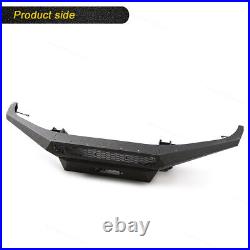For 2014 15 16-20 Toyota Tundra Full Width Front Bumper With LED Corner Light
