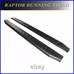 For 2015-2022 GMC CANYON Crew Cab 6 Black Raptor Side Steps Running Boards