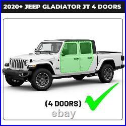 For 20-24 Jeep Gladiator JT Side Step 4 Door Drop Running Boards BXW-A Nerf Bar