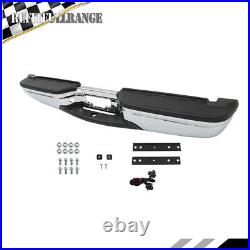 For 99-2007 Ford F250 F350 Super Duty Steel Rear Step Bumper Assembly WithO Park