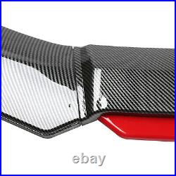 For AUDI Carbon Fiber Front Bumper Spoiler Body Kit / Side Skirt / Rear Lip