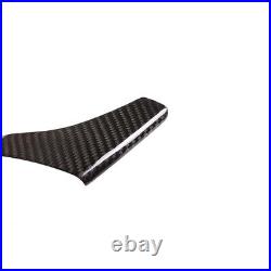 For BMW X5 X6 2014-2019 Real Carbon Fiber Interior Dashboard Overlay Cover Trim