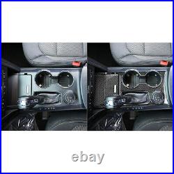For Ford Explorer 2013-2019 6Pcs Carbon Fiber Gear Shift Box Panel Cover Trim