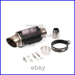 For Honda CBR650R/F CB650R/F Exhaust Middle Pipe Link 60mm Carbon Fiber Muffler