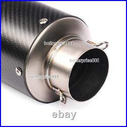 For Honda CBR650R/F CB650R/F Exhaust Middle Pipe Link 60mm Carbon Fiber Muffler