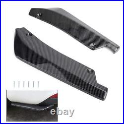 For Hyundai Veloster Front Bumper Lip Carbon Fiber Rods 78.7 Side Body Kit