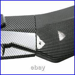 For INFINITI Q50 Carbon Fiber Front Bumper Spoiler Body Kit+Side Skirt+Rear Lip