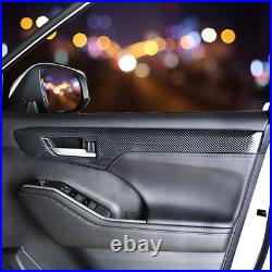 For Toyota Highlander 2020-2023 Carbon Fiber Inner Door Handle Panel Cover Trim