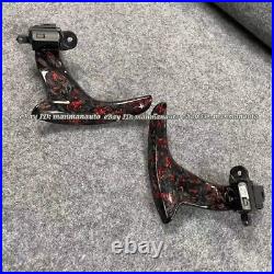Forge Carbon Fiber With Red Glitter Paddle Shifters Replace For Infiniti Q50 14-17
