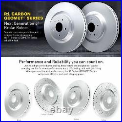 Front Carbon Brake Rotors + Optimum OEp Pads and Hardware Kit 1PB. 40018.44