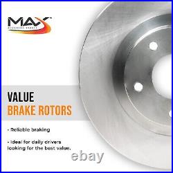 Front & Rear Brake Rotors + Ceramic Pads for 2004-2007 2008 2009 2010 BMW X3