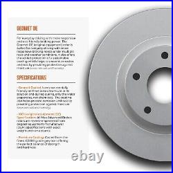 Front & Rear Geomet Brake Rotors + Pads for 2019-21 BMW 330i 330e 430i xDrive