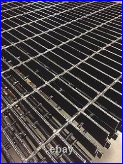 GRAINGER APPROVED 20125S100-B4 Carbon Steel Rectangle Bar Grating, 4' L 49M897