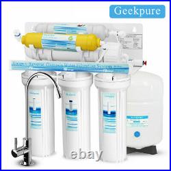 Geekpure 6 Stage Reverse Osmosis Water Filter System with Mineral Filter 75 GPD