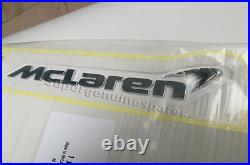 Genuine McLaren MP4-12C Carbon Fiber Tail Hood Emblem Badge 11A9382CP Brand New