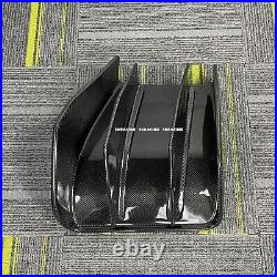 Gloss Black Carbon Fiber Rear Bumper Diffuser For Chevrolet Corvette C7 2014-19