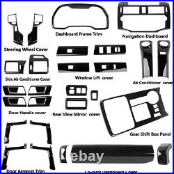Glossy Black Inner Dashboard Decoration Cover Trim for 4Runner 2010+ Accessories