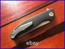 Green Thorn F3NS K110 TC4 Titanium Carbon fiber folding EDC knife