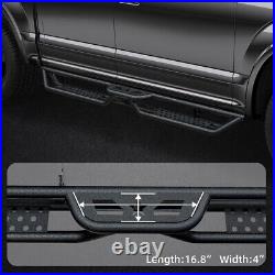 Heavy Duty Running Boards for 05-23 Toyota Tacoma Double Cab Side Steps Nerf Bar