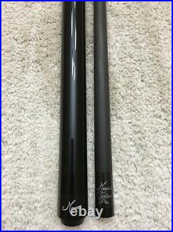 IN STOCK, 58 Meucci Gloss Black Pool Cue with 11.85mm Carbon Fiber Pro Shaft