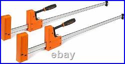 JORGENSEN 36-inch Bar Clamps 90°Cabinet Master Parallel Jaw Bar Clamp Set 2 Pcs