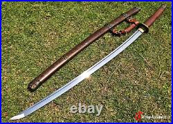 Japanese 98 Type Military Saber Katana 1095 Steel Rosewood Sharp Samurai Sword