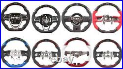 Jeep Compass Wrangler Grand Cherokee Patriot Carbon Fiber LED Steering Wheel