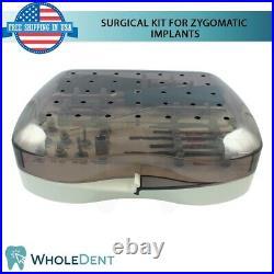 Kit Box With Drills, Tools, Instruments For Zygomatic Bundle Set Autoclave