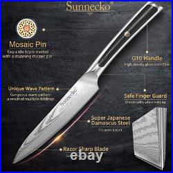Kitchen Knife Set Japanese VG10 Damascus Steel Chef Knife Nakiri Cleaver Chopper