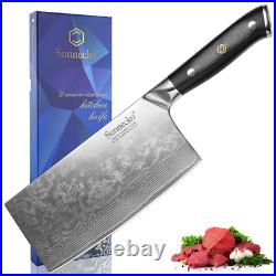 Kitchen Knife Set Japanese VG 10 Damascus Steel Sharp Chef Meat Slicing Cutlery