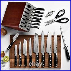 Klaus Meyer Stahl High Carbon Steel 19 Piece Knife Block Set