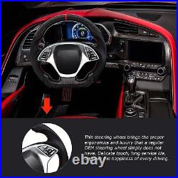 LOSCHEN Real Carbon Fiber Steering Wheel For Chevrolet Corvette C7 2014-2018