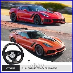 LOSCHEN Real Carbon Fiber Steering Wheel For Chevrolet Corvette C7 2014-2018