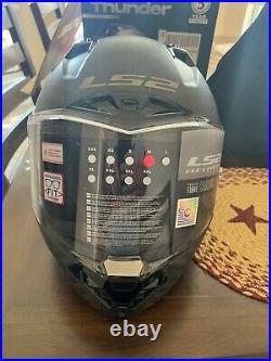 LS2 Thunder Helmet-Matte Carbon-Medium-Brand New