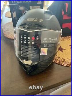 LS2 Thunder Helmet-Matte Carbon-Medium-Brand New