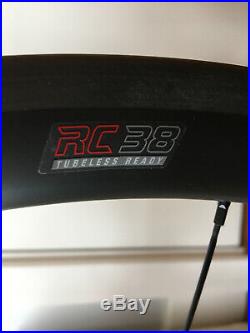 Miche Revox 38 Carbon Clincher Rim Brake Wheelset. Brand New