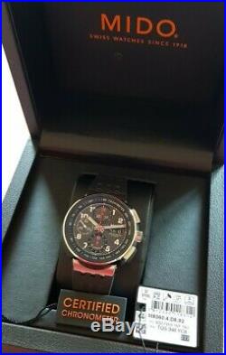 Mido. All-Dial Carbon Fibre Dial Automatic Men's Watch. Brand New