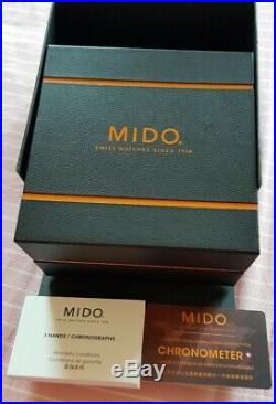 Mido. All-Dial Carbon Fibre Dial Automatic Men's Watch. Brand New